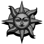 Symbol Shining Sun