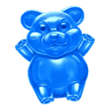Symbol Blue Bear Candy