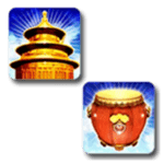 Symbol Pagoda and Drum