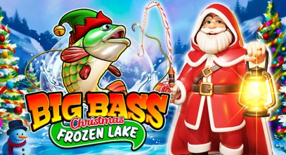 Big Bass Christmas Frozen Lake