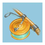 Symbol Fishing Reel
