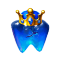 Symbol Tooth blue