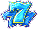 Symbol 777 blue