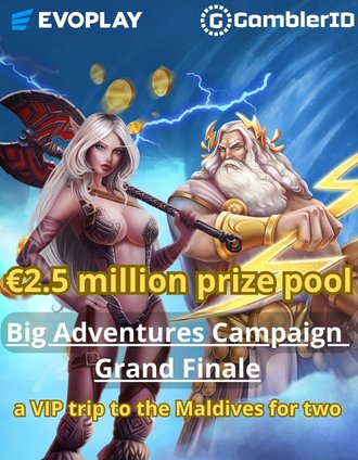 Evoplay Wraps Up €2.5M Big Adventures Campaign with Epic Maldives Finale