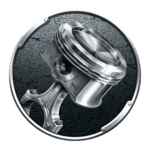 Symbol Engine Piston