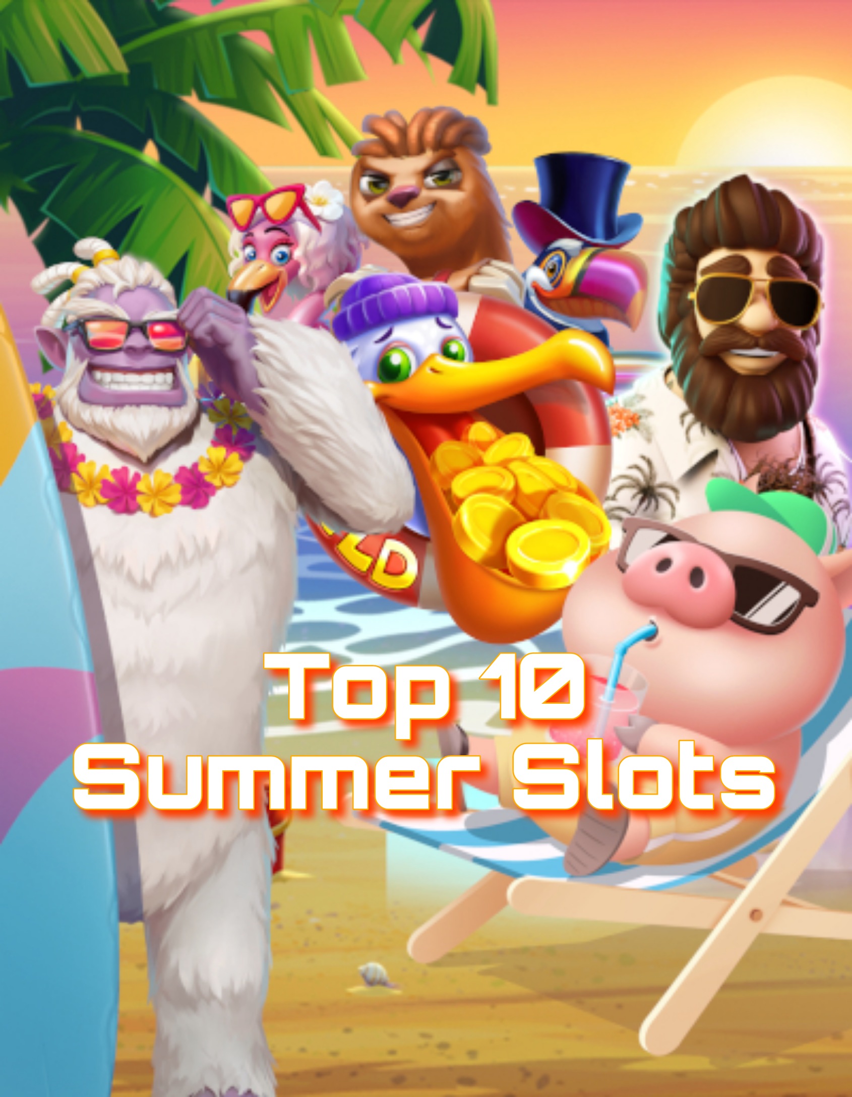 Escape to Paradise with the 🔝TOP 10 Summer Slots in 2023🏖️🍹🏄‍♂️ poster