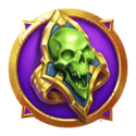 Symbol Green Skull