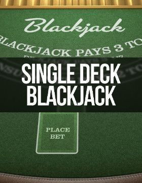 Single Deck BlackJack