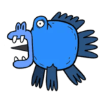 Symbol Blue Fish