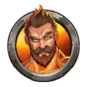 Symbol Bearded Fighter