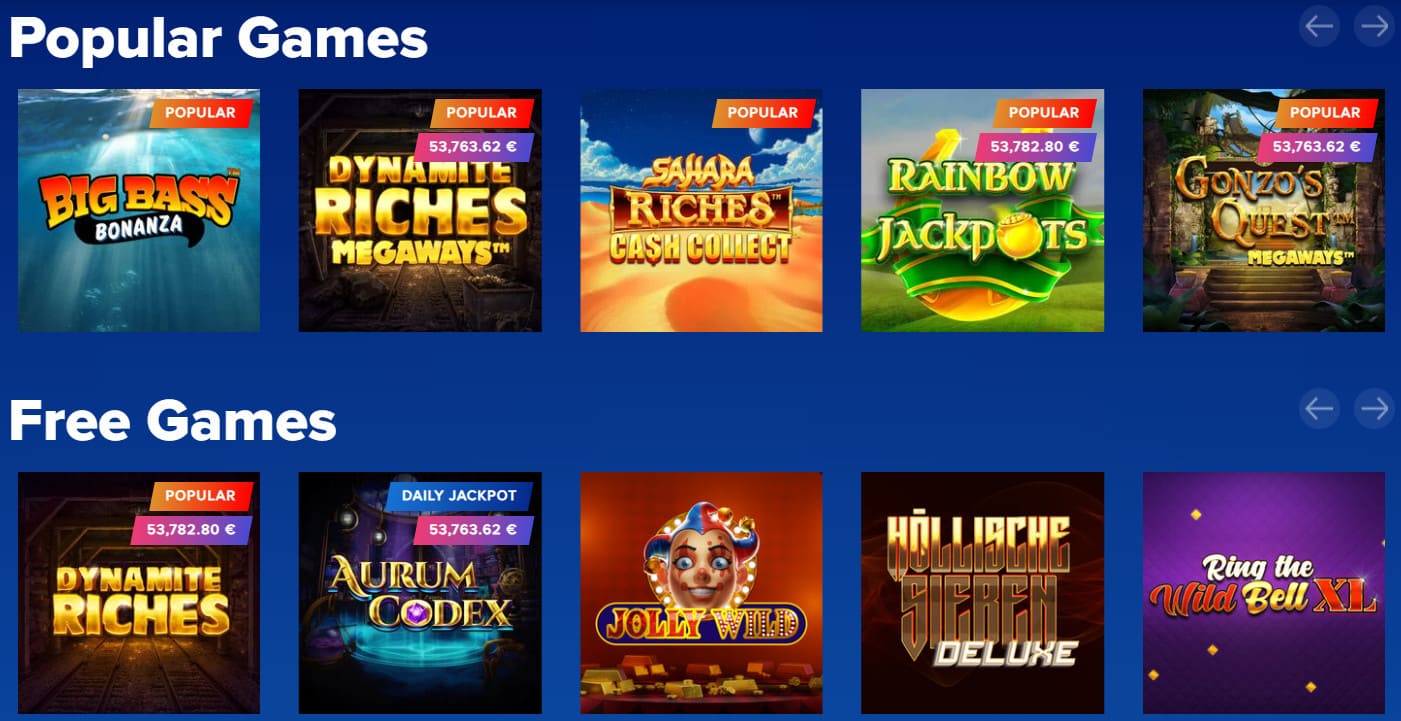 AHTI Games Casino - Slots Section