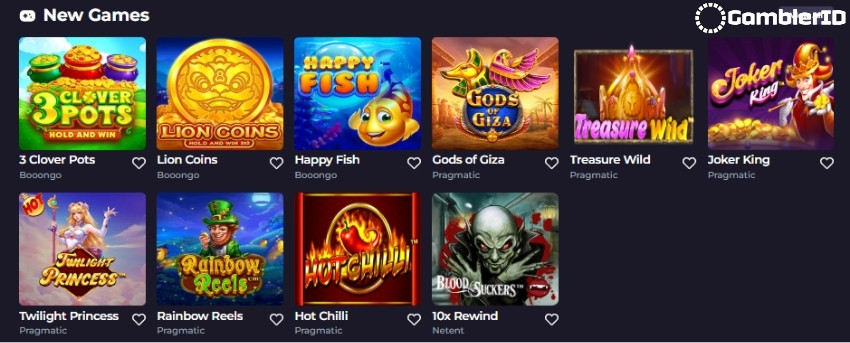 New Slots Section