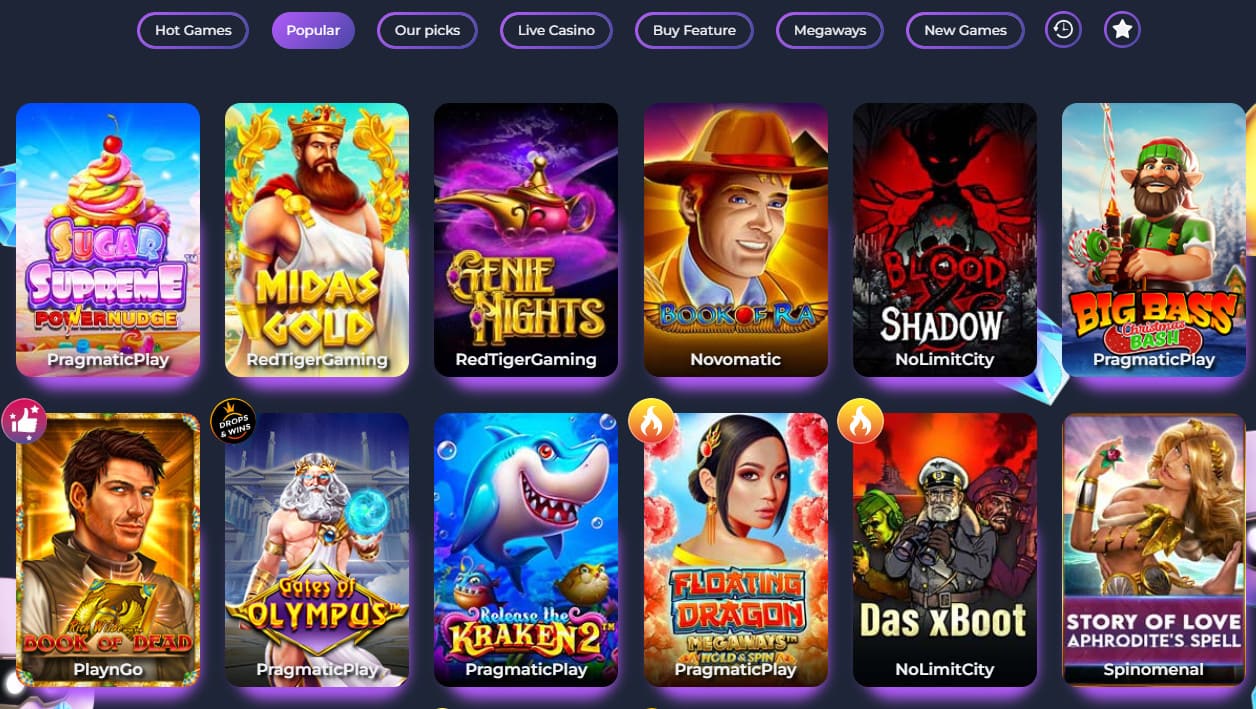 Bet It All Casino - Slots Section