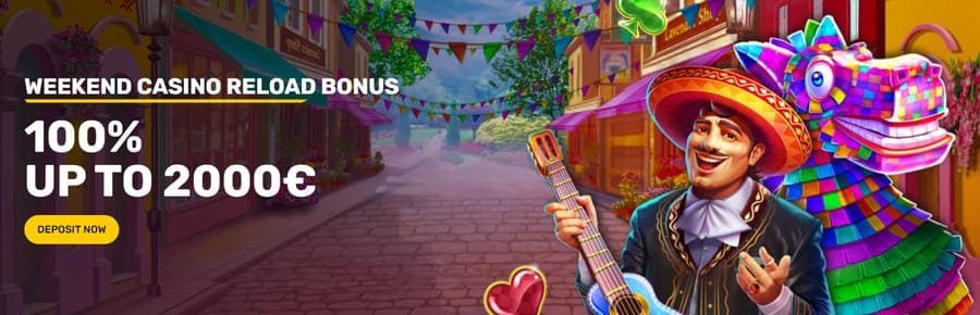 Weekend Casino Reload Bonus 