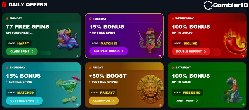 Daily Promotions Banner