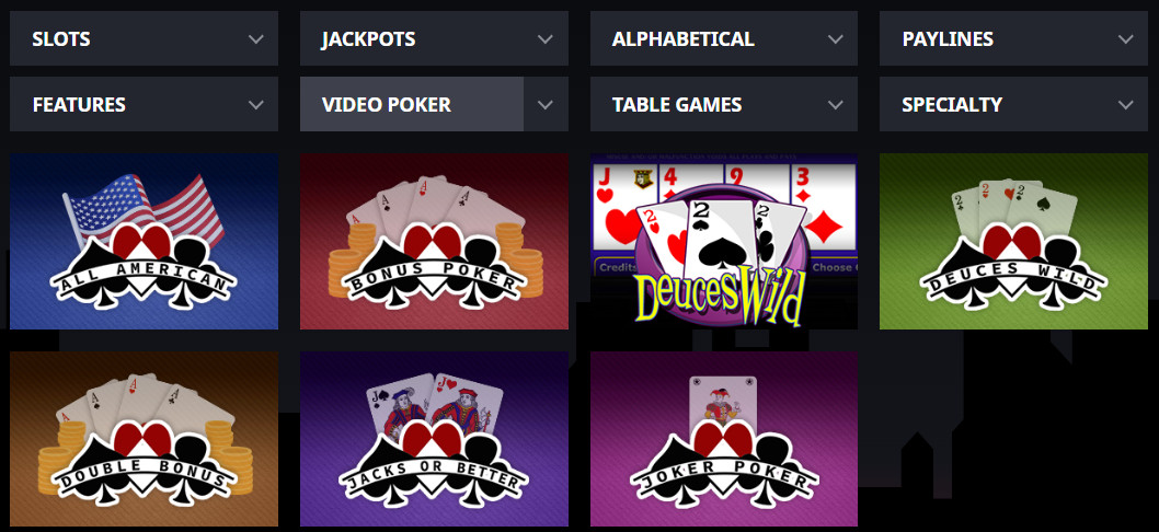 Video poker Section at Drake Casino
