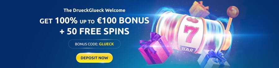 Welcome Bonus at DrueckGlueck Casino