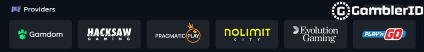 Top Software Providers at Gamdom Casino