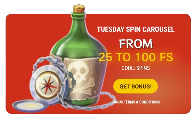 Tuesday Free Spins
