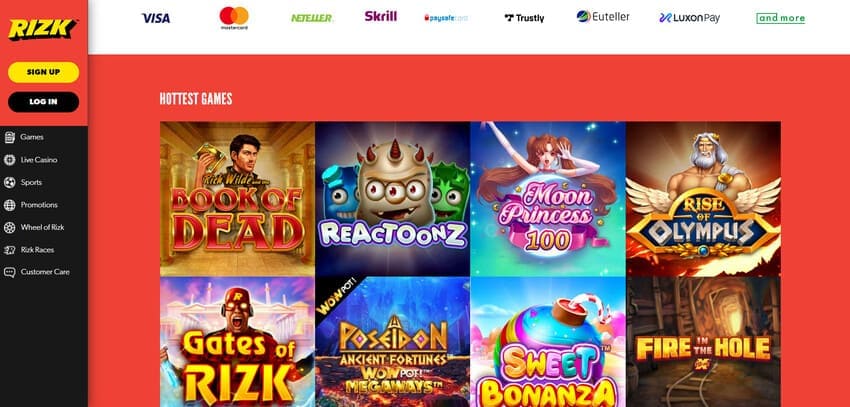 Rizk Casino Review 2026 Bonuses Games Ratings