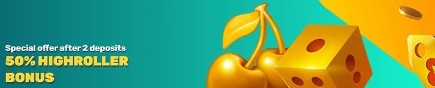 High Roller Bonus at RocketPlay Casino
