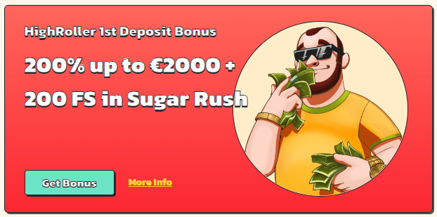 HighRoller 1st Deposit Bonus