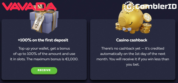 Vavada Casino Bonuses