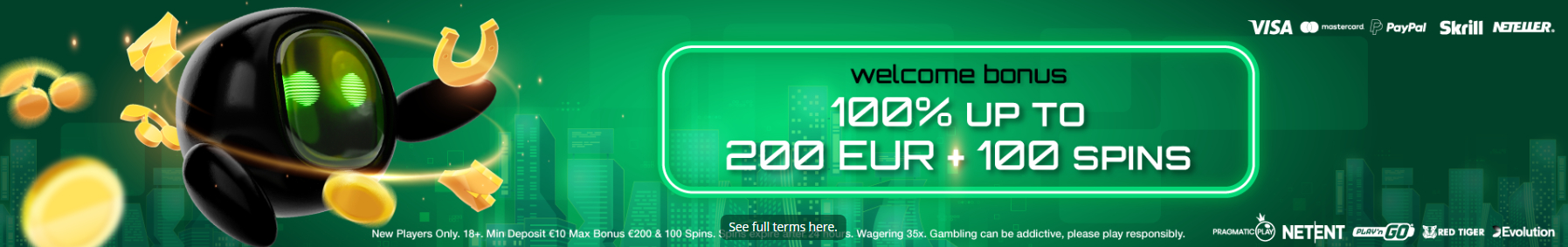 Welcome Bonus GreenPlay Casino