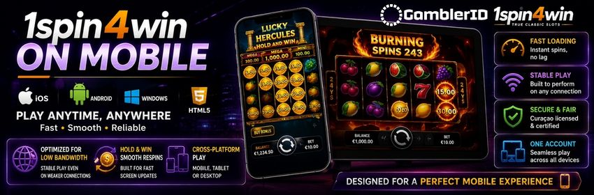 1spin4win Mobile Slots – Play 1spin4win Games on iOS, Android and Windows