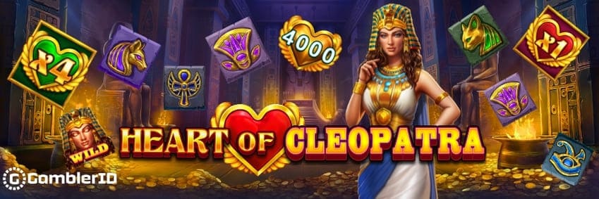 Heart of Cleopatra Slot Banner