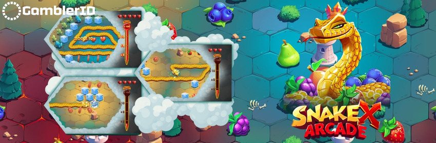 SnakeX Arcade - RTP 96.01% / Adjustable Volatility