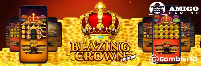 Blazing Crown Deluxe Slot Banner