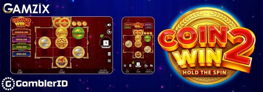 Coin Win 2: Hold the Spin Slot Banner