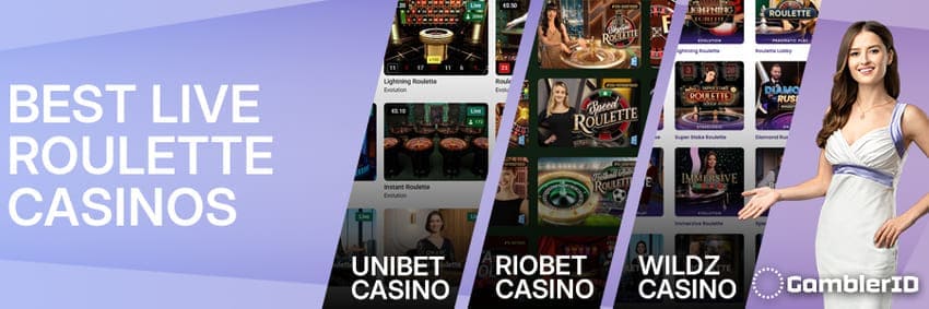 Best Live Roulette Casinos