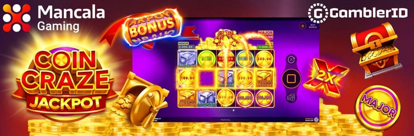 Coin Craze Jackpot Banner