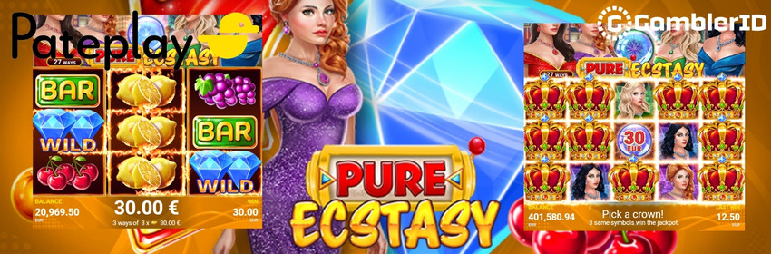 Pure Ecstasy - Lucky Pure Scatter pays up to x100 of total bet