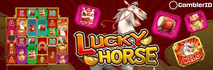 Lucky Horse Slot Banner