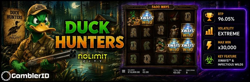 Duck Hunters Slot Banner