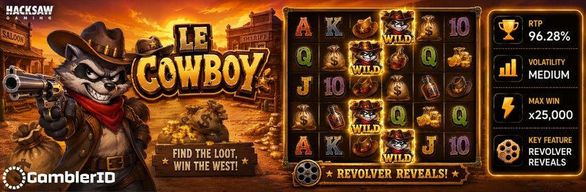 Le Cowboy Slot Banner
