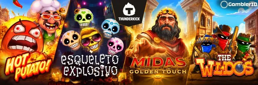 Thunderkick games Johan Granberg recommends: Hot Potato, Esqueleto Explosivo, Midas Golden Touch, The Wildos