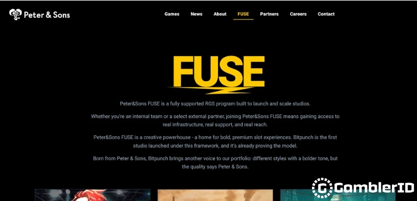 Peter & Sons FUSE functions as an RGS (Remote Gaming Server) platform