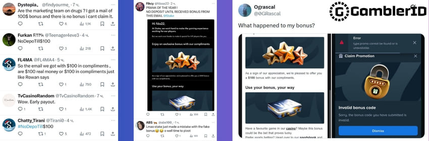 Social Media Storm: #NoDepositTill$100 and Complaints on X, Trustpilot