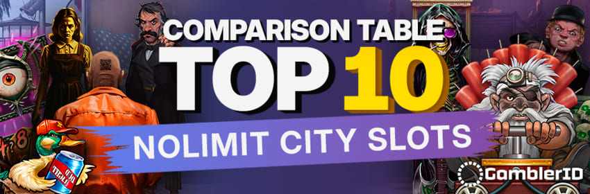 Comparison Table: Top 10 Nolimit City Slots