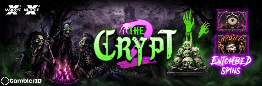 The Crypt 2 slot by Nolimit City featuring xWays, xNudge and Entombed Spins bonus mechanics
