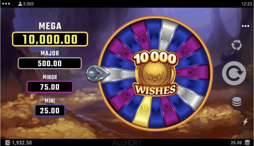 10000 Wishes - Wheel Bonus