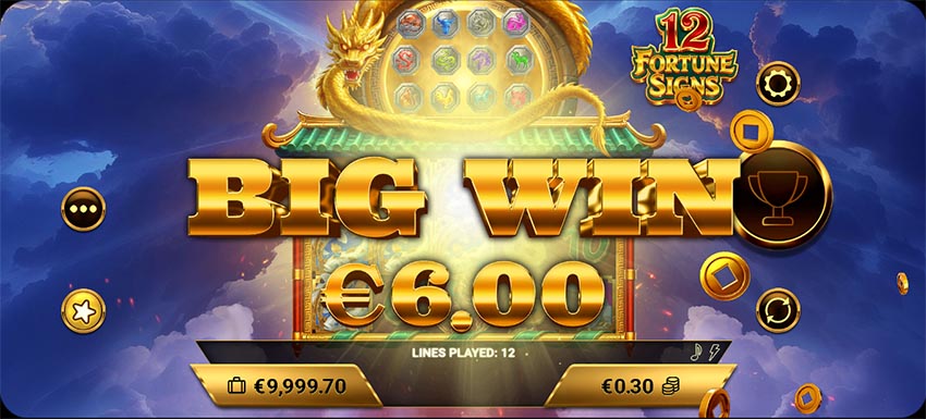 12 Fortune Signs Slot - Demo mode on Gamblerid