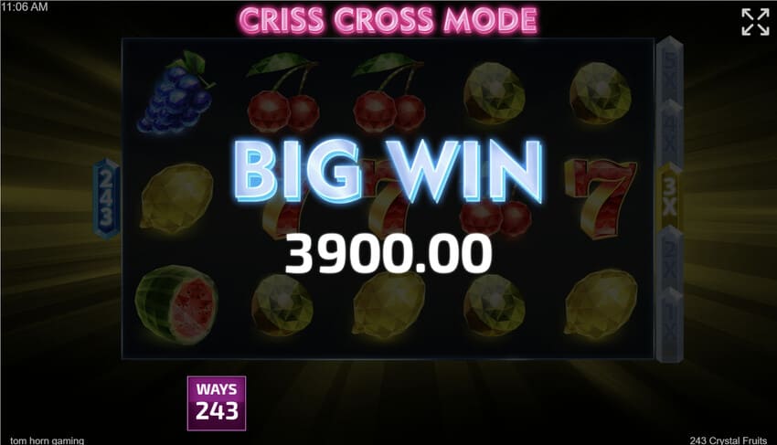 243 Crystal Fruits - Big Win