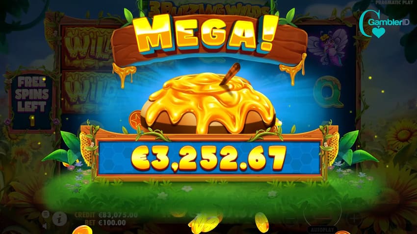 3 Buzzing Wilds - Big Win