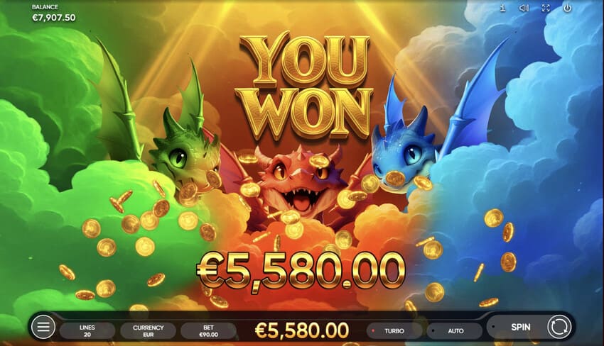 3 Royal Dracos - Big Win