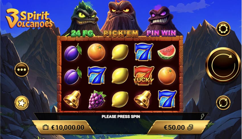 3 Spirit Volcanoes - Base Game